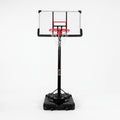 Portable Basketball Hoop Designed for Home Courts, 6.6-10 Ft Height Adjustment, Heavy-Duty Steel Frame, Wheels