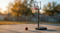 6.6 Ft. to 10 Ft. Adjustable Height Portable Basketball Hoop Goal Basketball System Basketball Equipment with Wheels — Lifestyle