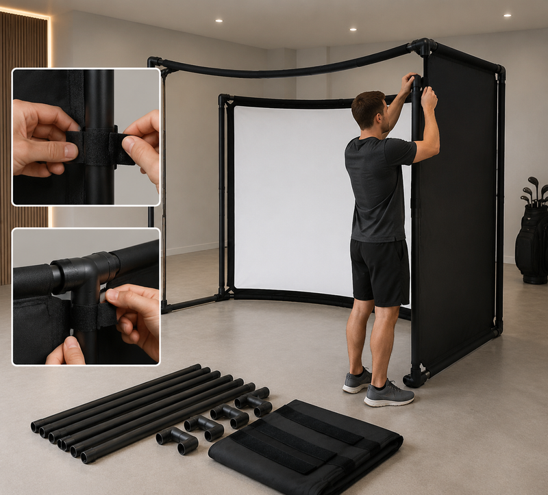 Tool-Free Velcro Assembly System