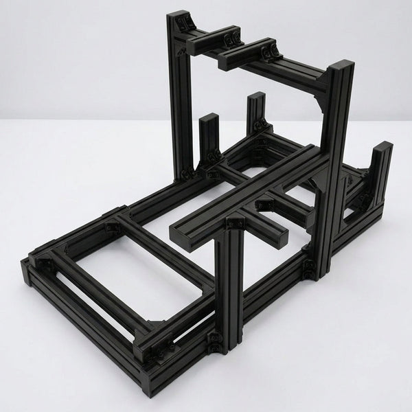 Virtual Reality Driving Game DIY Driving Simulator Aluminum Profile 4080 Assembly Kit Sim Racing Cockpit Sim Rig Frame — Studio Shot